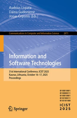 Abbildung von Lopata / Gudoniene | Information and Software Technologies | 1. Auflage | 2026 | beck-shop.de