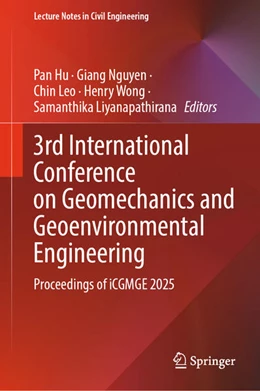 Abbildung von Hu / Nguyen | 3rd International Conference on Geomechanics and Geoenvironmental Engineering | 1. Auflage | 2026 | beck-shop.de