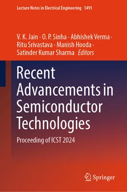 Abbildung von Jain / Sinha | Recent Advancements in Semiconductor Technologies | 1. Auflage | 2026 | beck-shop.de