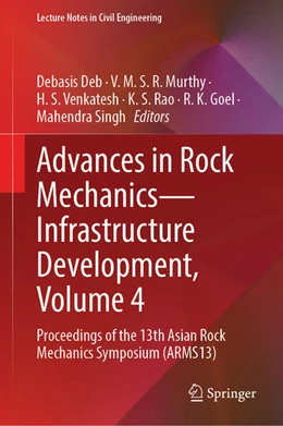 Abbildung von Deb / Murthy | Advances in Rock Mechanics-Infrastructure Development, Volume 4 | 1. Auflage | 2026 | beck-shop.de