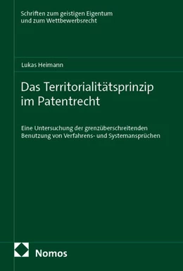 Abbildung von Heimann | Das Territorialitätsprinzip im Patentrecht | 1. Auflage | 2026 | beck-shop.de