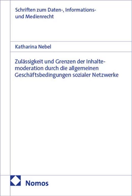 Abbildung von Nebel | Zulässigkeit und Grenzen der Inhaltemoderation durch die allgemeinen Geschäftsbedingungen sozialer Netzwerke | 1. Auflage | 2026 | beck-shop.de