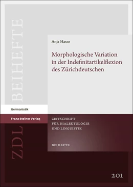 Abbildung von Hasse | Morphologische Variation in der Indefinitartikelflexion des Zürichdeutschen | 1. Auflage | 2026 | beck-shop.de