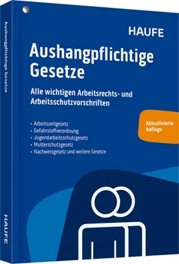 Abbildung von Aushangpflichtige Gesetze | 70. Auflage | 2026 | beck-shop.de