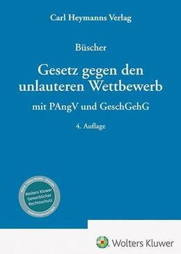 Abbildung von Büscher | UWG | 4. Auflage | 2026 | beck-shop.de