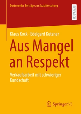 Abbildung von Kock / Kutzner | Aus Mangel an Respekt | 1. Auflage | 2026 | beck-shop.de