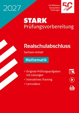Abbildung von STARK Mathematik - Realschulabschluss 2027 Sachsen-Anhalt - Prüfungsvorbereitung | 25. Auflage | 2026 | beck-shop.de