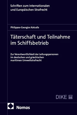 Abbildung von Kotsalis | Täterschaft und Teilnahme im Schiffsbetrieb | 1. Auflage | 2026 | beck-shop.de