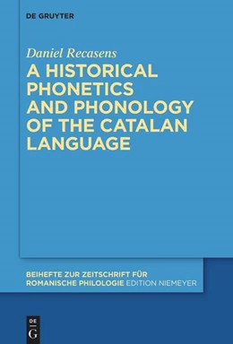 Abbildung von Recasens | A historical phonetics and phonology of the Catalan language | 1. Auflage | 2026 | beck-shop.de