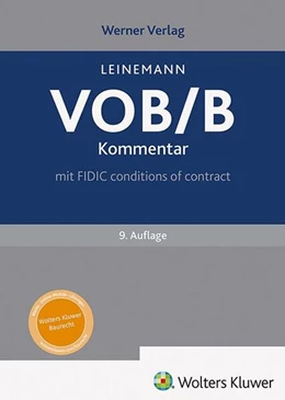 Abbildung von Leinemann | VOB/B Kommentar | 9. Auflage | 2026 | beck-shop.de