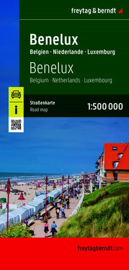 Abbildung von freytag & berndt Straßenkarte Benelux, Belgien - Niederlande - Luxemburg 1:500.000 | 2. Auflage | 2026 | beck-shop.de