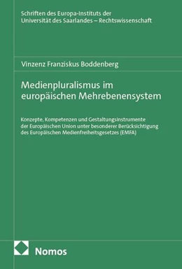 Abbildung von Boddenberg | Medienpluralismus im europäischen Mehrebenensystem | 1. Auflage | 2026 | beck-shop.de