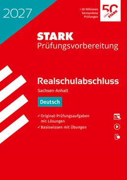 Abbildung von STARK Deutsch - Realschulabschluss 2027 Sachsen-Anhalt - Prüfungsvorbereitung | 6. Auflage | 2026 | beck-shop.de