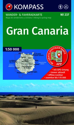 Abbildung von KOMPASS Wanderkarte 237 Gran Canaria 1:50.000 | 2. Auflage | 2026 | beck-shop.de