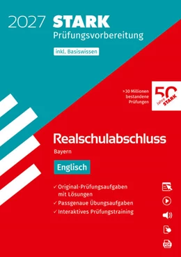 Abbildung von STARK Englisch - Realschulabschluss 2027 Bayern - Prüfungsvorbereitung inkl. Basistraining | 22. Auflage | 2026 | beck-shop.de