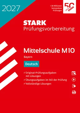 Abbildung von STARK Deutsch 10. Klasse - M10 Mittelschule 2027 Bayern - Prüfungsvorbereitung | 23. Auflage | 2026 | beck-shop.de
