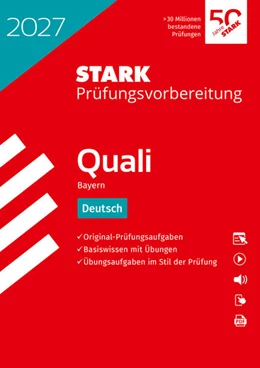 Abbildung von STARK Deutsch 9. Klasse - Quali Mittelschule 2027 Bayern - Prüfungsvorbereitung | 23. Auflage | 2026 | beck-shop.de