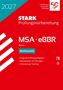 Abbildung von STARK Mathematik - MSA/eBBR 2027 Berlin - Prüfungsvorbereitung | 22. Auflage | 2026 | beck-shop.de