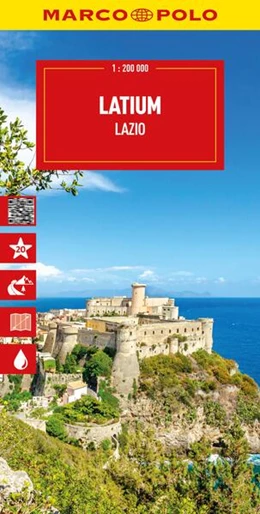 Abbildung von MARCO POLO Reisekarte Italien 09 Latium 1:200.000 | 6. Auflage | 2026 | beck-shop.de