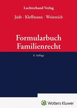 Abbildung von Jüdt / Kleffmann | Formularbuch Familienrecht | 8. Auflage | 2026 | beck-shop.de