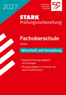 Abbildung von STARK Wirtschaft und Verwaltung - Abschlussprüfung FOS 2027 Hessen - Prüfungsvorbereitung | 6. Auflage | 2026 | beck-shop.de