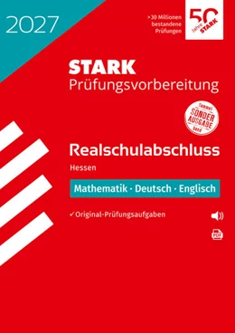 Abbildung von STARK Mathematik, Deutsch, Englisch - Realschulabschluss 2027 Hessen - Prüfungsvorbereitung | 23. Auflage | 2026 | beck-shop.de