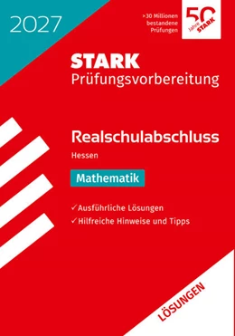 Abbildung von STARK Lösungen zu Mathematik - Realschulabschluss 2027 Hessen - Prüfungsvorbereitung | 23. Auflage | 2026 | beck-shop.de