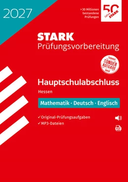 Abbildung von STARK Mathematik, Deutsch, Englisch - Hauptschulabschluss 2027 Hessen - Prüfungsvorbereitung | 23. Auflage | 2026 | beck-shop.de