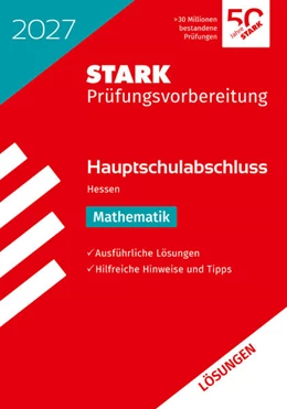 Abbildung von STARK Lösungen zu Mathematik - Hauptschulabschluss 2027 Hessen - Prüfungsvorbereitung | 23. Auflage | 2026 | beck-shop.de