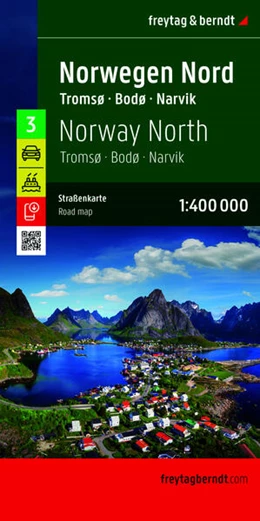 Abbildung von freytag & berndt Straßenkarte Norwegen Nord, Tromsø - Bodø - Narvik 1:400.000 | 2. Auflage | 2026 | beck-shop.de