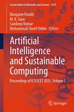 Abbildung von Pandit / Gaur | Artificial Intelligence and Sustainable Computing | 1. Auflage | 2026 | beck-shop.de
