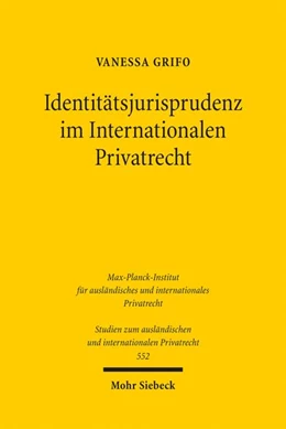 Abbildung von Grifo | Identitätsjurisprudenz im Internationalen Privatrecht | 1. Auflage | 2026 | beck-shop.de