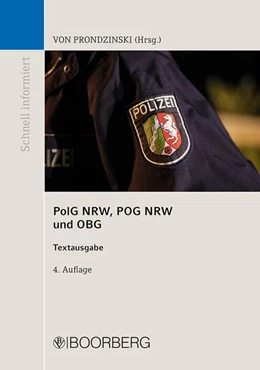 Abbildung von Prondzinski | PolG NRW, POG NRW und OBG | 4. Auflage | 2026 | beck-shop.de