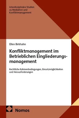 Abbildung von Birkhahn | Konfliktmanagement im Betrieblichen Eingliederungsmanagement | 1. Auflage | 2026 | beck-shop.de