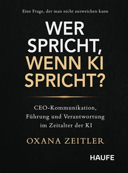 Abbildung von Zeitler | Wer spricht, wenn KI spricht? | 1. Auflage | 2026 | beck-shop.de