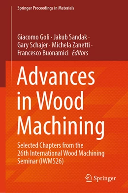 Abbildung von Goli / Sandak | Advances in Wood Machining | 1. Auflage | 2026 | beck-shop.de