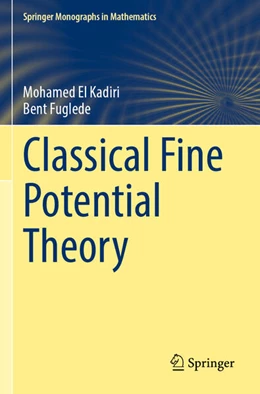 Abbildung von El Kadiri / Fuglede | Classical Fine Potential Theory | 1. Auflage | 2026 | beck-shop.de