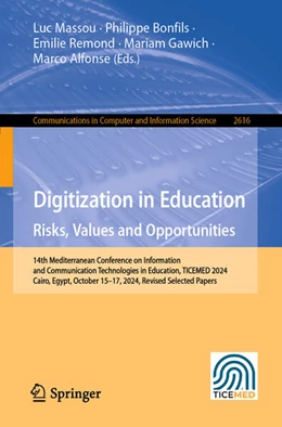 Abbildung von Massou / Bonfils | Digitization in Education Risks, Values and Opportunities | 1. Auflage | 2026 | beck-shop.de