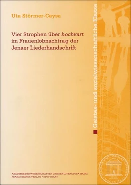Abbildung von Störmer-Caysa | Vier Strophen über 