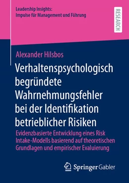Abbildung von Hilsbos | Verhaltenspsychologisch begründete Wahrnehmungsfehler bei der Identifikation betrieblicher Risiken | 1. Auflage | 2026 | beck-shop.de