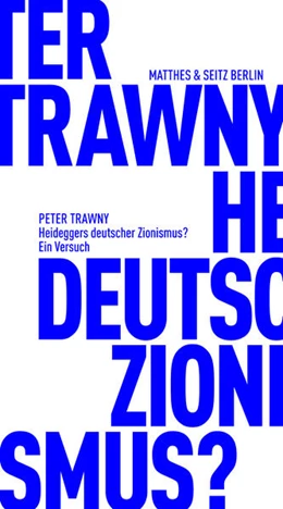 Abbildung von Trawny | Heideggers deutscher Zionismus? | 1. Auflage | 2026 | beck-shop.de