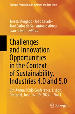 Abbildung von Morgado / Calado | Challenges and Innovation Opportunities in the Context of Sustainability, Industries 4.0 and 5.0 | 1. Auflage | 2026 | beck-shop.de
