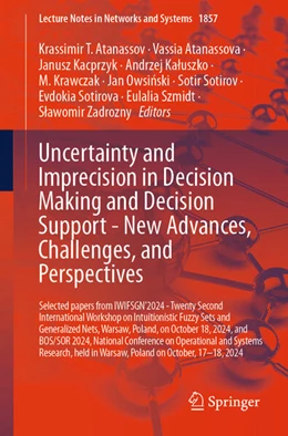 Abbildung von Atanassov / Atanassova | Uncertainty and Imprecision in Decision Making and Decision Support - New Advances, Challenges, and Perspectives | 1. Auflage | 2026 | beck-shop.de