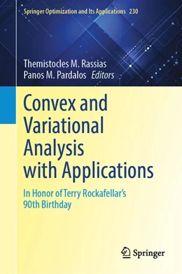 Abbildung von Rassias / Pardalos | Convex and Variational Analysis with Applications | 1. Auflage | 2026 | beck-shop.de