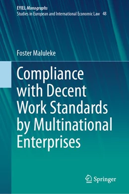 Abbildung von Maluleke | Compliance with Decent Work Standards by Multinational Enterprises | 1. Auflage | 2026 | beck-shop.de