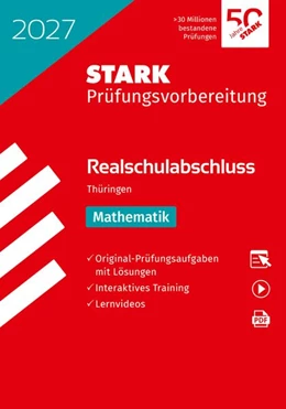 Abbildung von STARK Mathematik - Realschulabschluss 2027 Thüringen - Prüfungsvorbereitung | 32. Auflage | 2026 | beck-shop.de