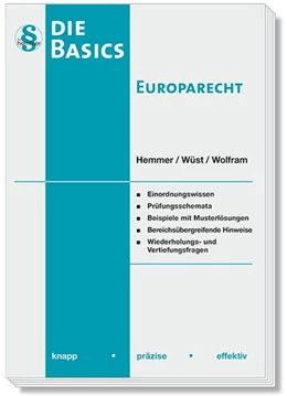 Abbildung von Hemmer / Wüst | Die Basics Europarecht | 12. Auflage | 2026 | beck-shop.de