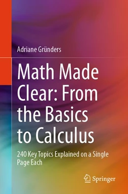 Abbildung von Gründers | Math Made Clear: From the Basics to Calculus | 1. Auflage | 2026 | beck-shop.de