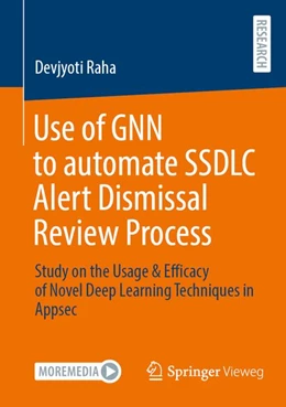 Abbildung von Raha | Use of GNN to automate SSDLC Alert Dismissal Review Process | 1. Auflage | 2026 | beck-shop.de