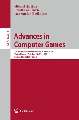 Abbildung von Hartisch / Hsueh | Advances in Computer Games | 1. Auflage | 2026 | beck-shop.de